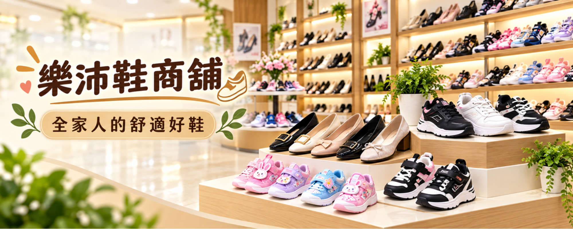 樂沛鞋商舖 - 首頁形象大圖